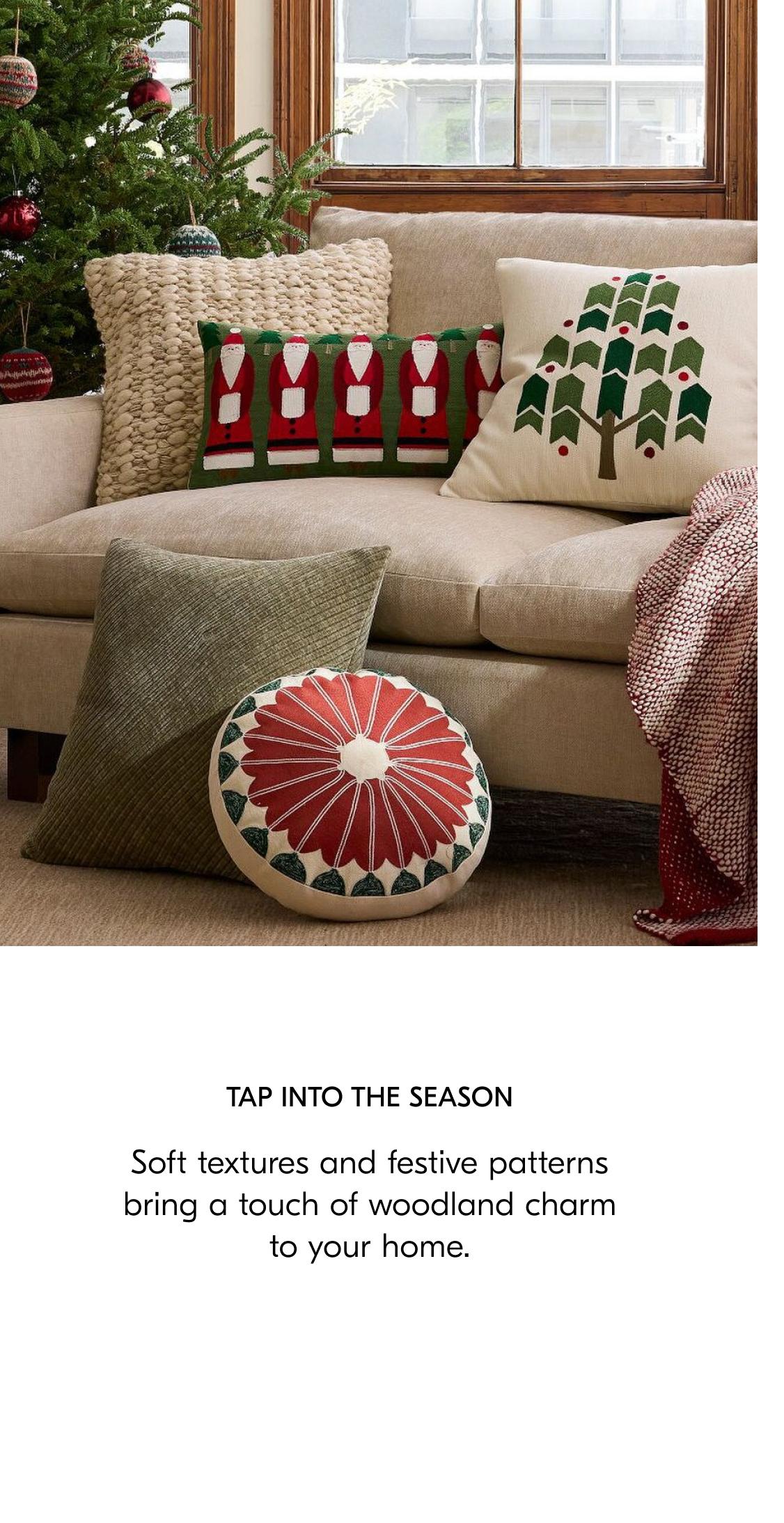 Shop Christmas Cushions & Throws